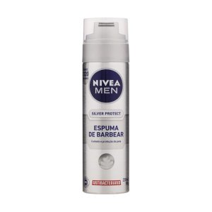 Espuma de Barbear Nivea Men Silver Protect 200ml