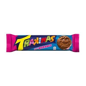 Biscoito Trakinas Morango 126g