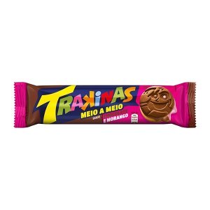 Biscoito Trakinas Chocolate e Morango 126g