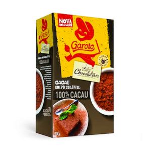 Cacau em Pó Garoto 100% 200g