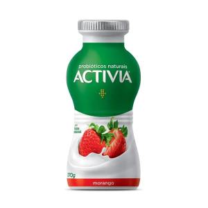 Leite Fermentado Activia Morango 170g