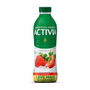 Leite Fermentado Activia Morango 800g