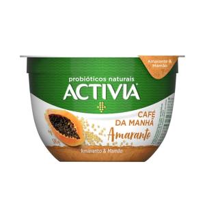 Iogurte Activia Café da Manhã Amaranto e Mamão 170g