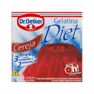 Gelatina Diet em Pó Dr. Oetker Cereja 12g