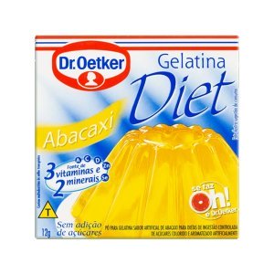 Gelatina Diet em Pó Dr. Oetker Abacaxi 12g