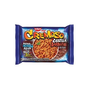 Macarrão Instant. Nissin Lámen Cremoso Costela Barbecue 88g