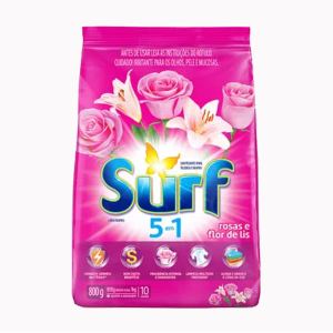 Lava Roupas Surf Flor de Lis 800g