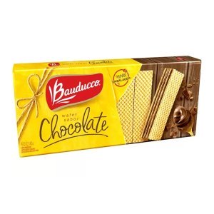 Biscoito Bauducco Wafer Chocolate 140g