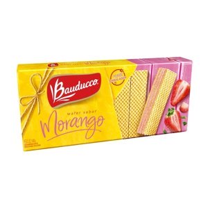 Biscoito Bauducco Wafer Morango 140g