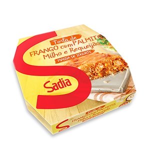 Torta de Frango com Palmito, Milho e Requeijão Sadia 500g
