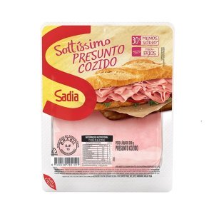 Presunto Soltíssimo Sadia sem Capa 200g