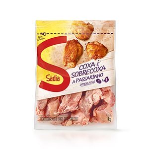 Coxa e Sobrecoxa à Passarinho de Frango Sadia 1kg