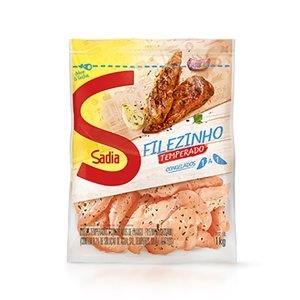 Filezinho de Frango Sadia Temperado Congelado 1kg