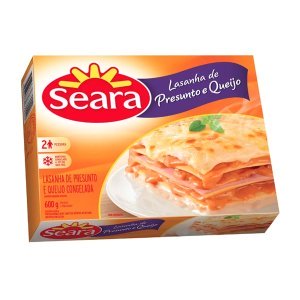 Lasanha de Presunto e Queijo Seara 600g