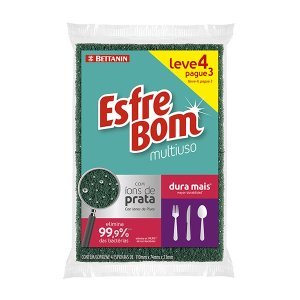 Esponja Bettanin Esfrebom Multiuso 4unidades