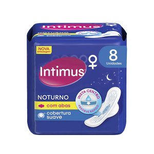 Absorvente Intimus Noturno Abas Suave com 8 unidades