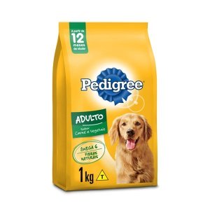 Ração Pedigree Adulto Carne e Vegetais 900g