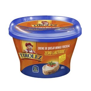 Creme de Queijo Minas Frescal Tirolez Zero Lactose 130g