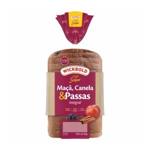 Pão Wickbold Maçã, Canela & Passas Integral 450g