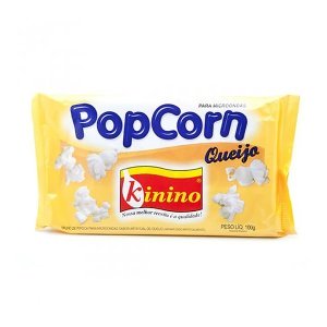 Milho de Pipoca para Micro-ondas Kinino Queijo 100g