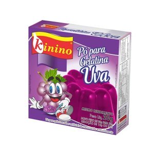 Gelatina em Pó Kinino Uva 20g