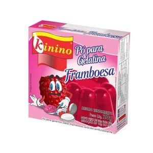 Gelatina em Pó Kinino Framboesa 20g