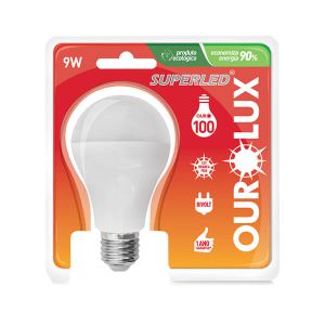 Lâmpada de Led 6500K Ourolux 9W