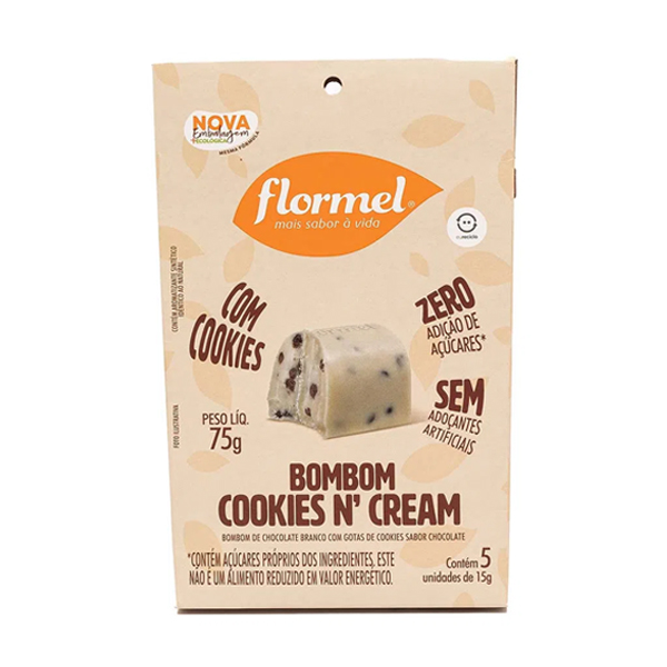 Bombom Flormel Cookies N’Cream 75g